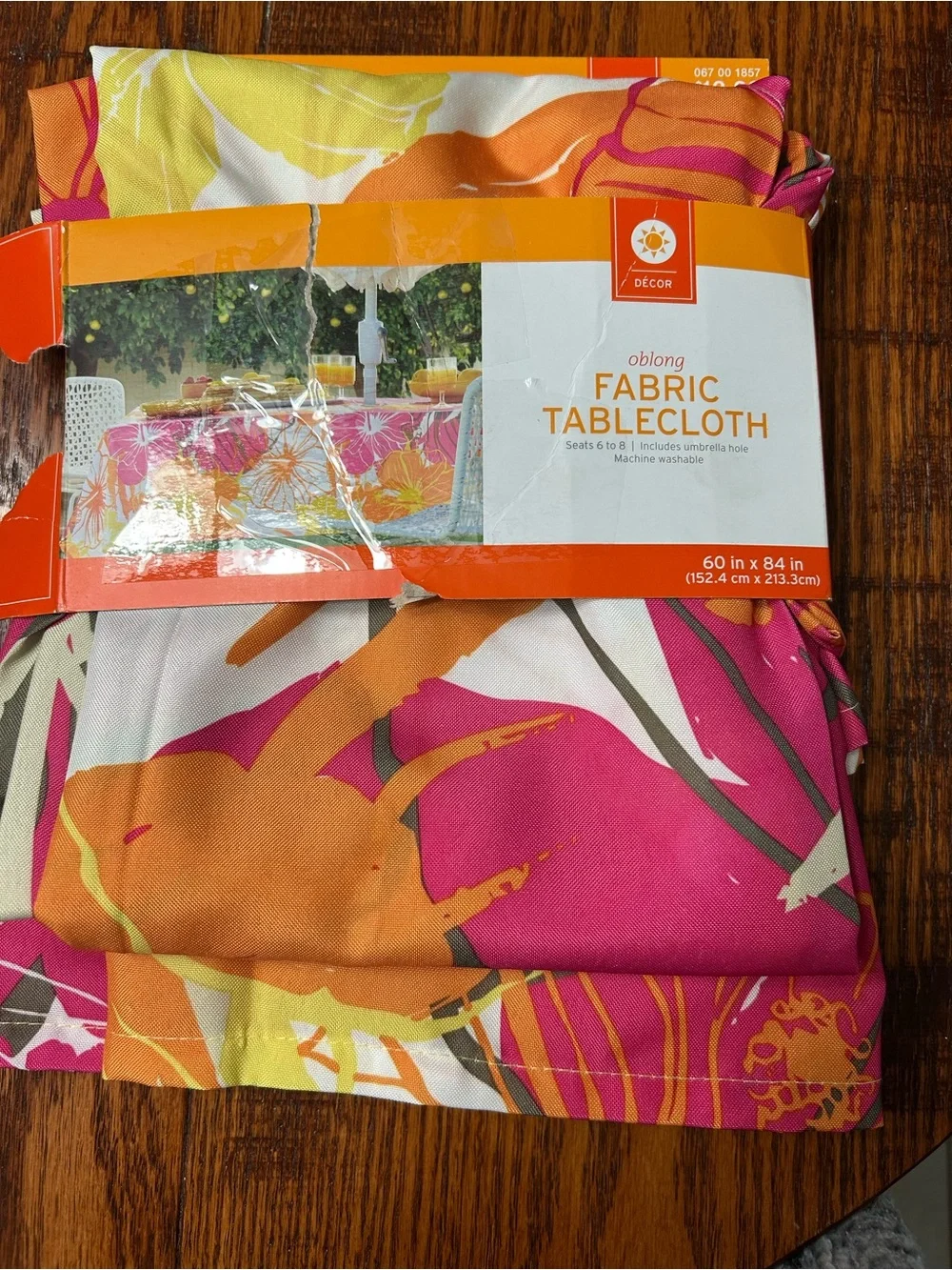 Target Floral Oblong Tablecloth - Pink, Orange, Yellow